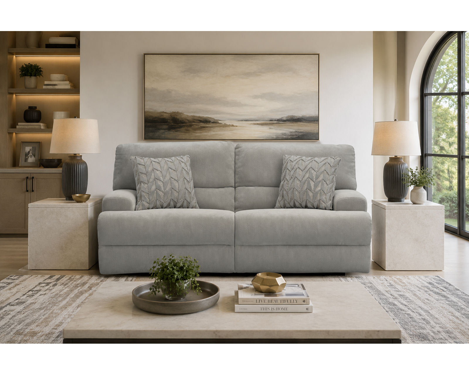 Renaldo 93" Lay Flat Zero Gravity Power Reclining Sofa (includes pillow) - Where Comfort Comes Home.