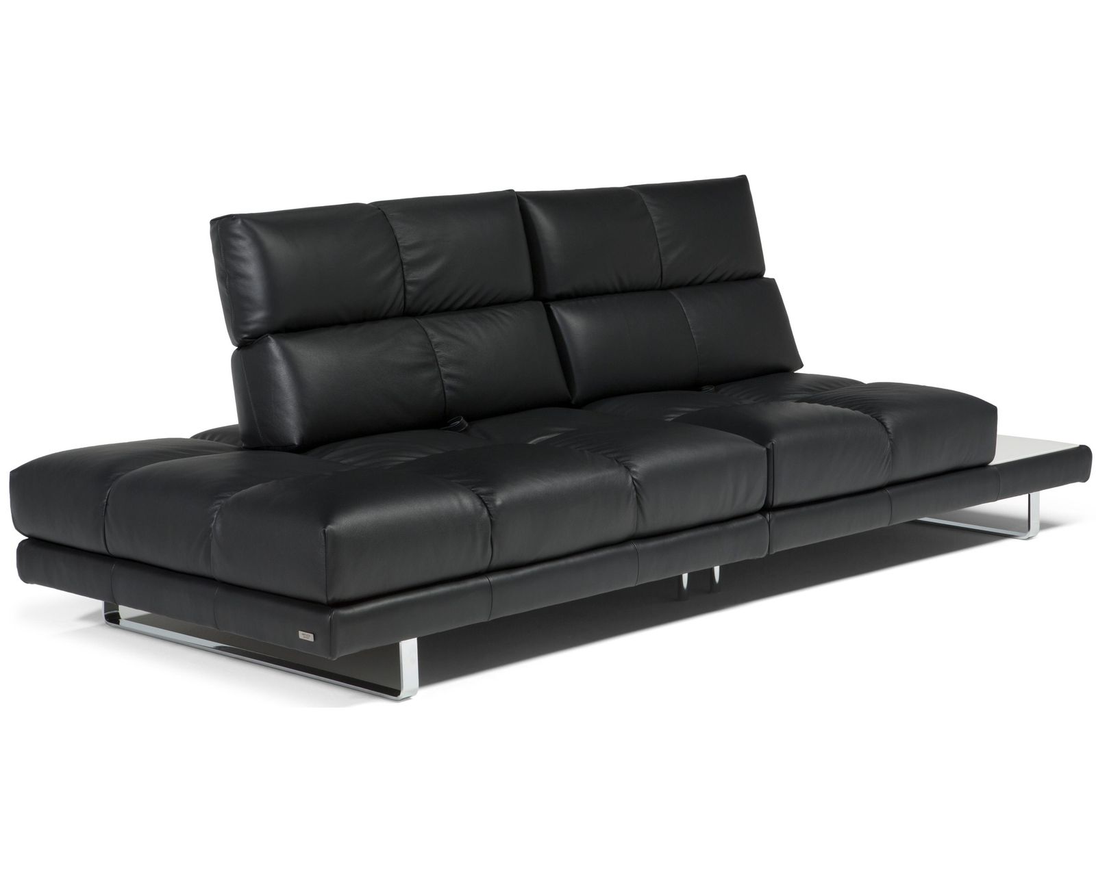 Roma X257 Sectional - adjustable seat depth (+50 leathers) - Layout A: Two Piece Sectional 103" wide