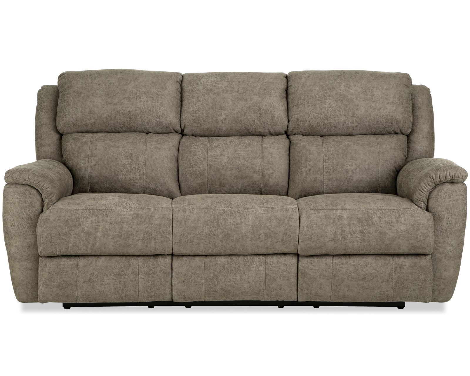 Laurel 88" Double Reclining Sofa Tan (In stock) - Laurel 88" Reclining Sofa with Drop Down Table