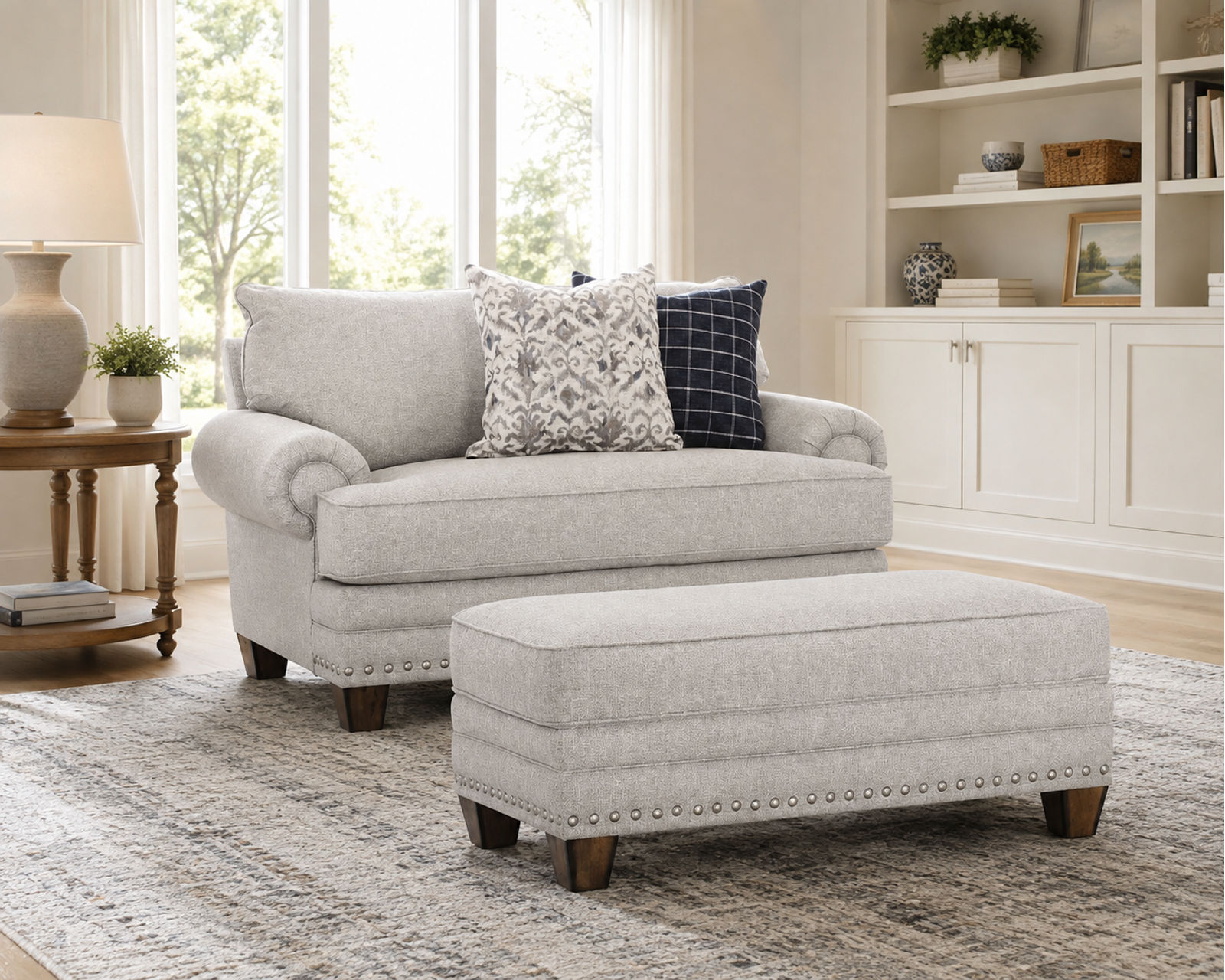 Fletcher Extra Wide 102" Sofa (Grand Scale. Classic Details) - Luxury Made Livable. Design Made Easy.