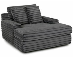 Bellini Home Theatre Chaise Lounge w/ Dual CUPHOLDERS and USB Charging Port (3 Colors)