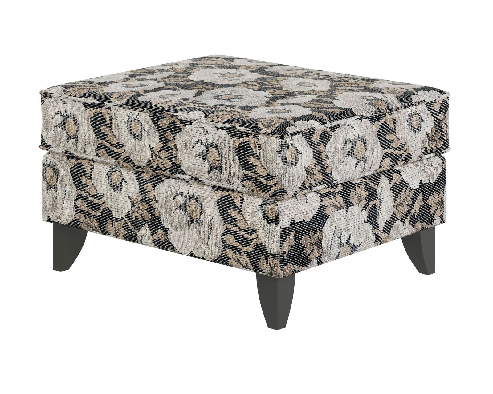Argo Ash 98" Sofa - 7005-00KP (Includes pillows) - Bloom 25" x 30" Carbon Ottoman - 243