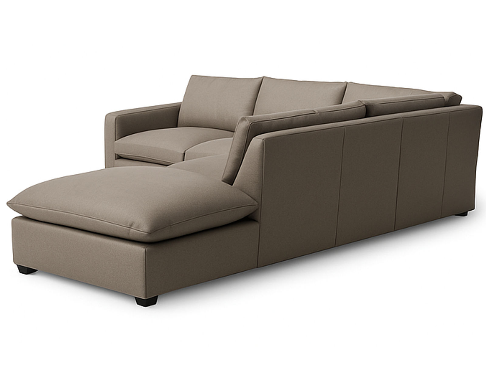 Laguna 77752 Stationary Sectional (+100 leathers) - Layout P: Five Piece Sectional 108" x 129"
