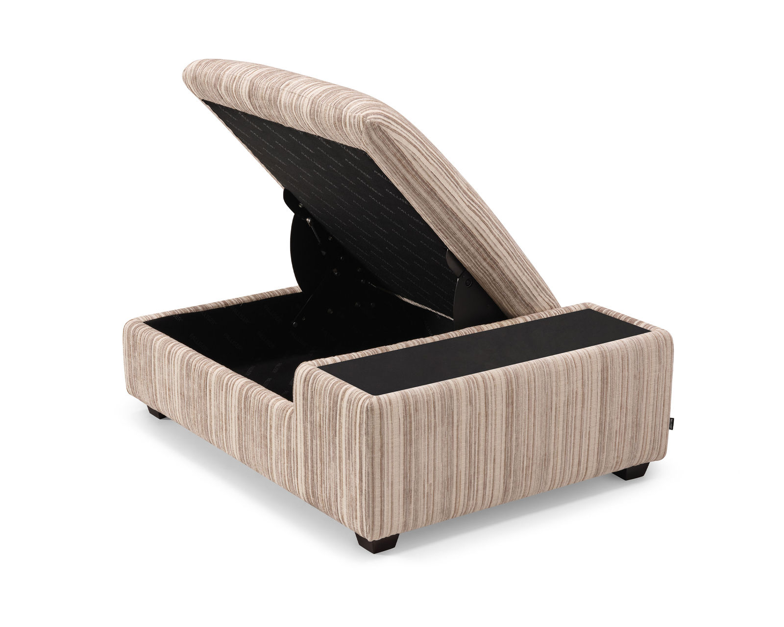 Madison 77658 Modern English Sectional (+60 fabrics) - Madison Storage Ottoman with 12" Table