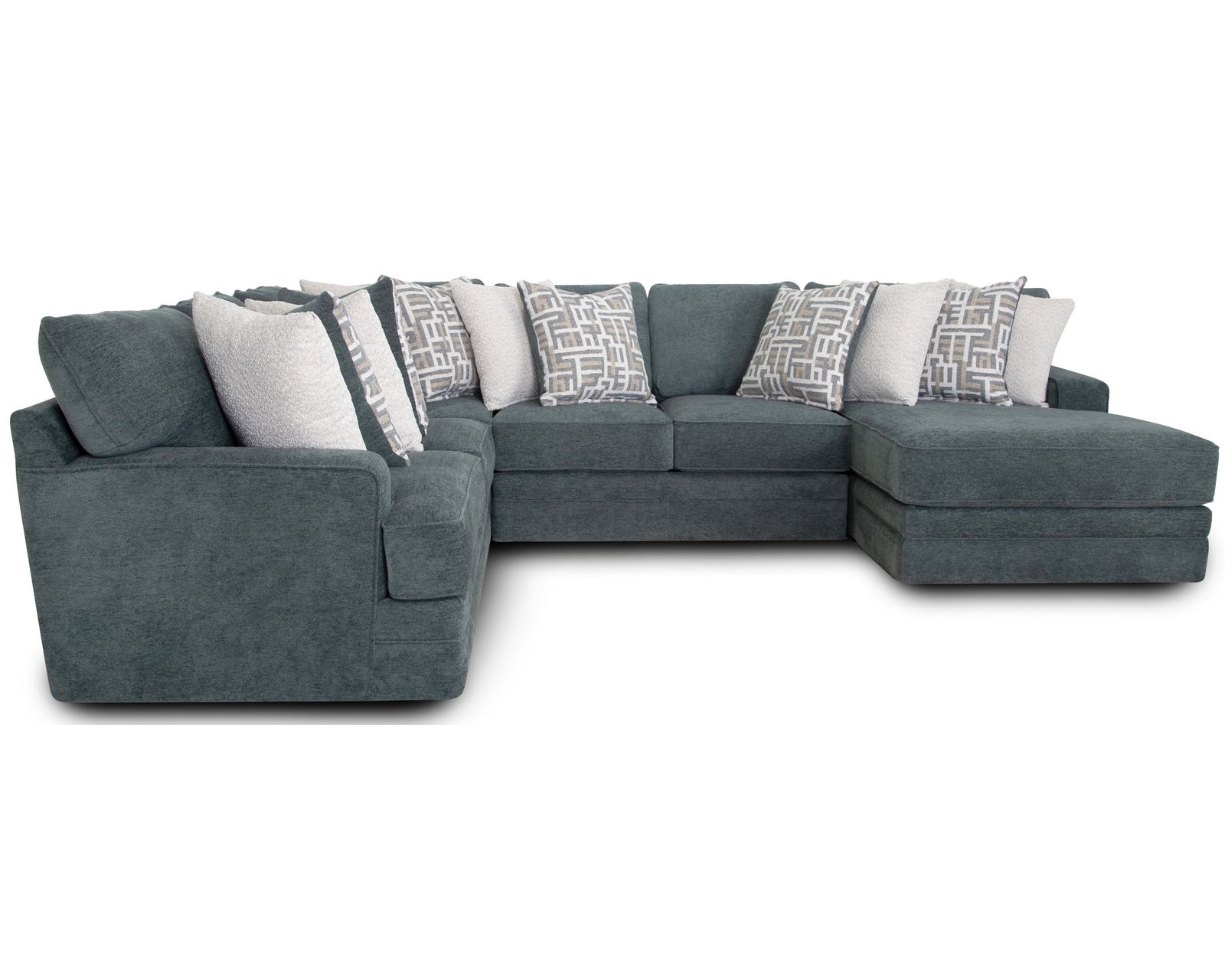 Briggs 934 Modular Sectional (Relaxed Contemporary Style. Plush Comfort) - A Designer Room. A Comfortable Price.