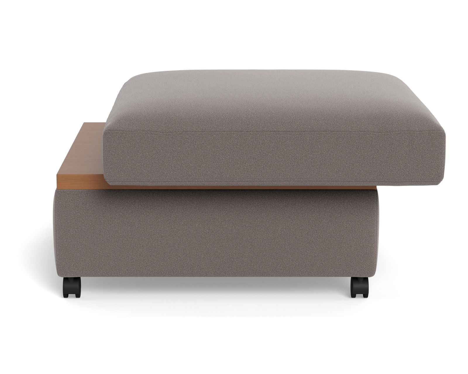 Lotus 44012 Reclining Sectional (+200 colors) - Lotus Swivel Top Ottoman