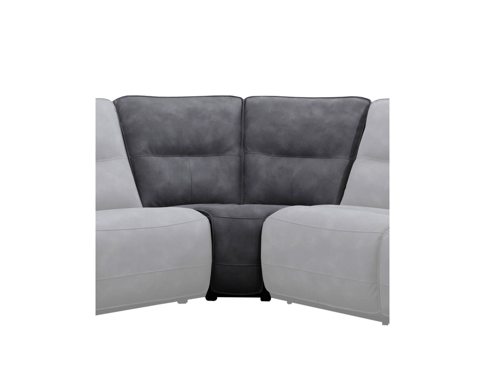 Gladiator Zero Gravity Power Headrest Power Reclining Sectional Cobalt (In stock - Fast shipping) - Gladiator Corner Wedge