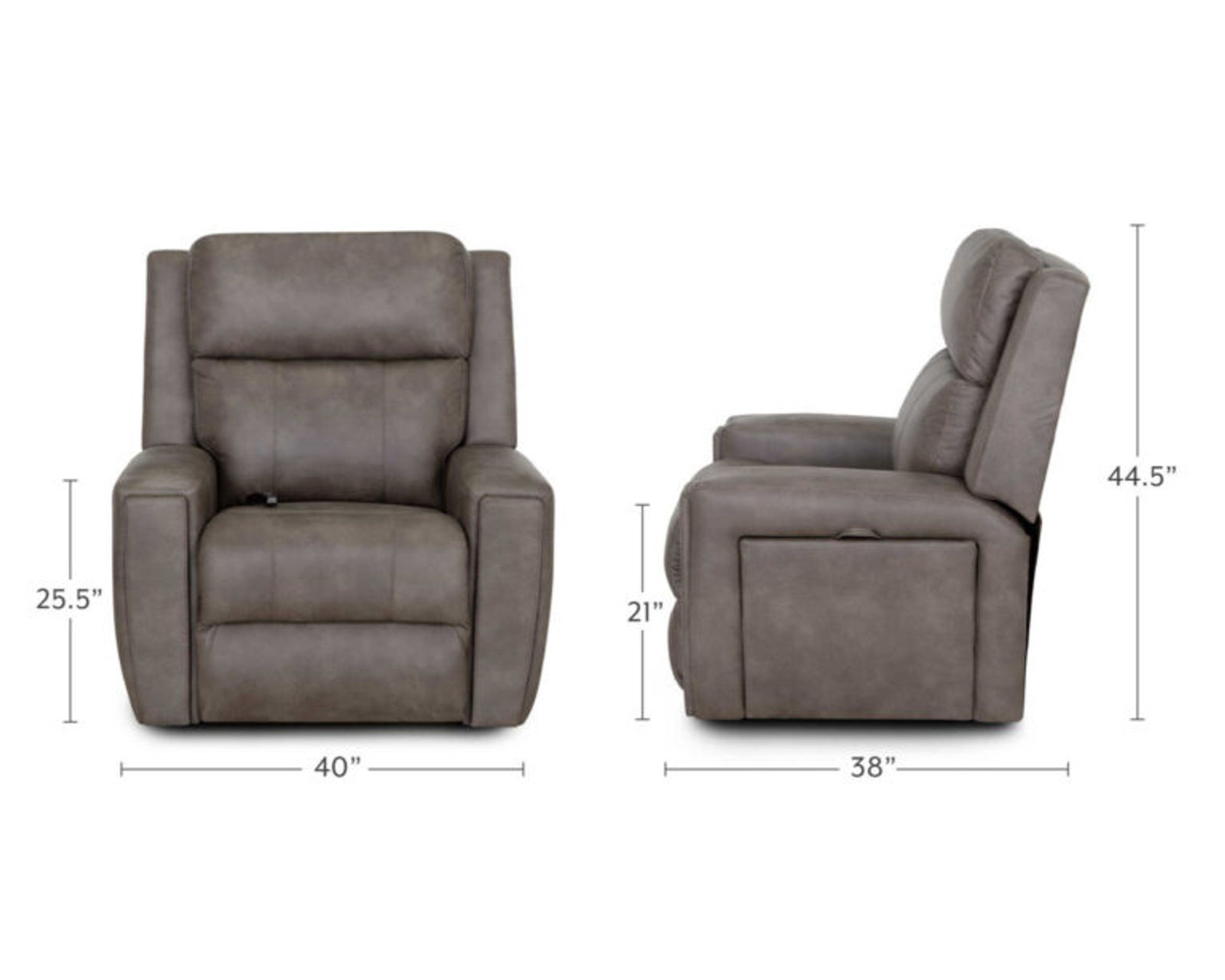 Arbor 449 Power Lift Recliner with Neori Air Massage & Side Storage - 350 Pounds (Lift. Recline. Massage. Recharge)