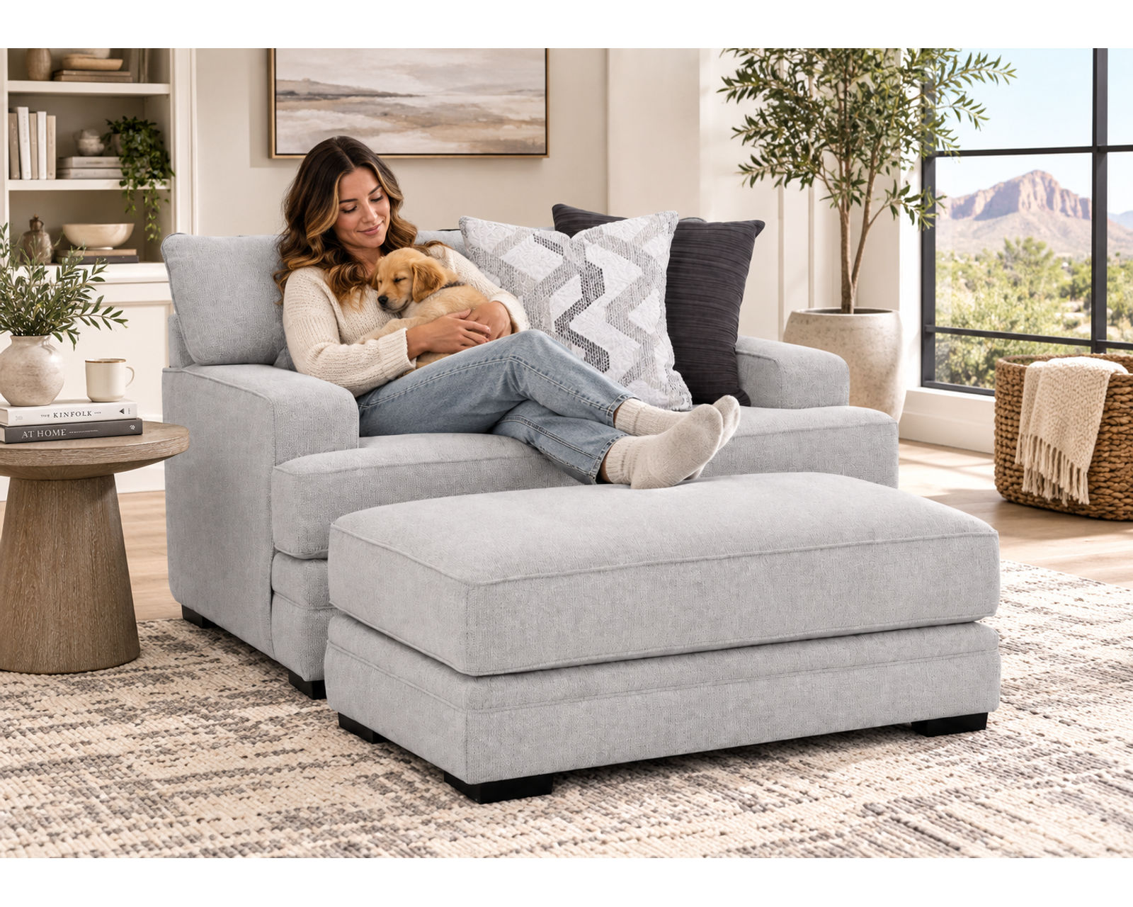 Stella 101.5" Extra Wide Sofa (Designer Style. Extra-Wide Comfort. Made for Everyday Living) - Your Shortcut to a Beautifully Designed Home.
