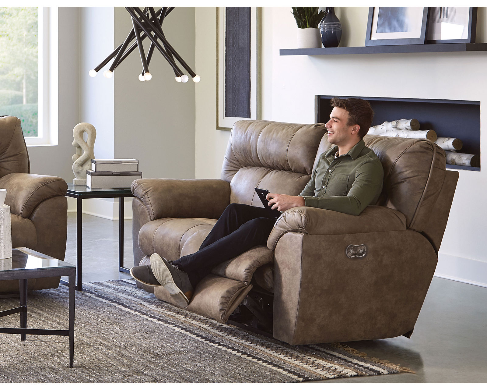 Hollins Wide Seat Power Reclining Sofa (88") In stock - Engineered for Relaxation. Crafted for Life.