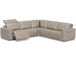 Nya 3099 Power Headrest Power Reclining Sectional (standard and wide seat widths) +140 leathers