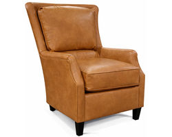 Louis Leather High Leg Accent Chair (29 Top-Grain Leather Choices)