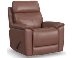 Perfect Match Refined Leather Swivel Gliding Recliner 73570 (In stock)