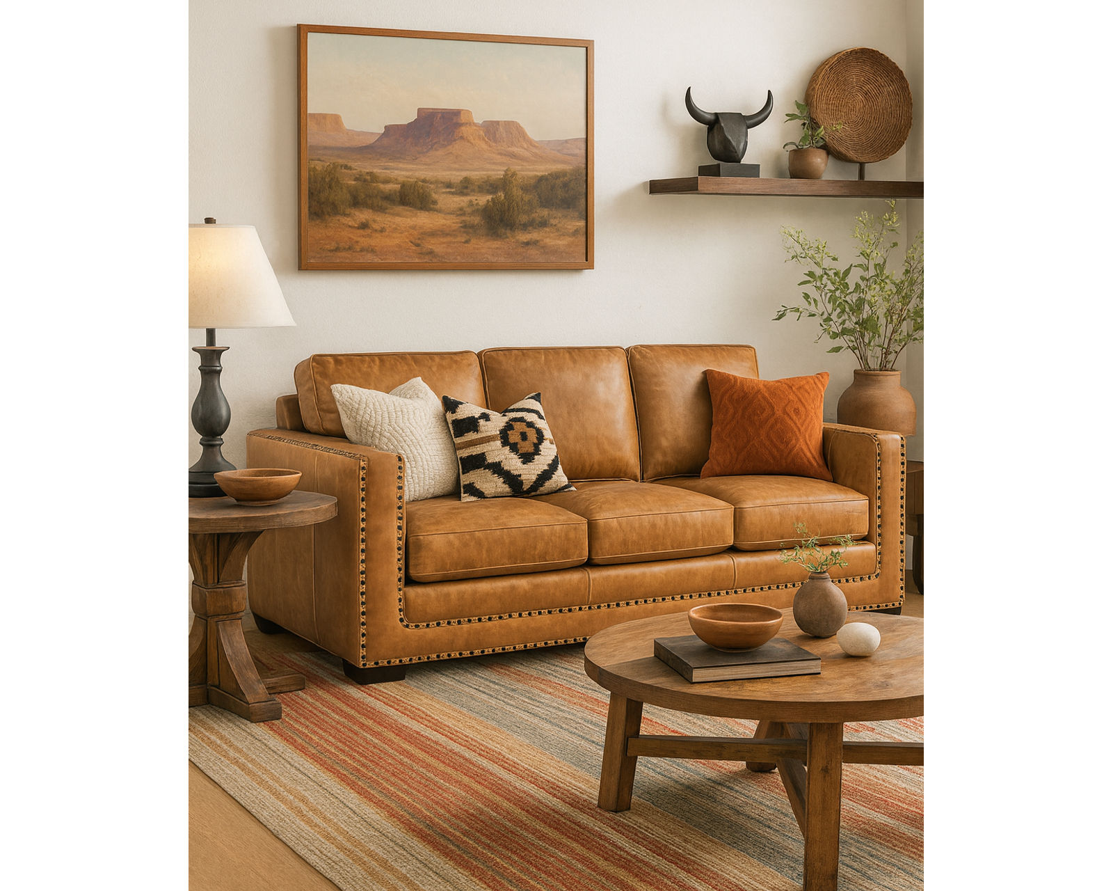 Bradington Young Kempton 631 Sofa (12 leathers) 8-Way Hand Tie - Kempton Stationary Sofa 8-Way Hand Tie