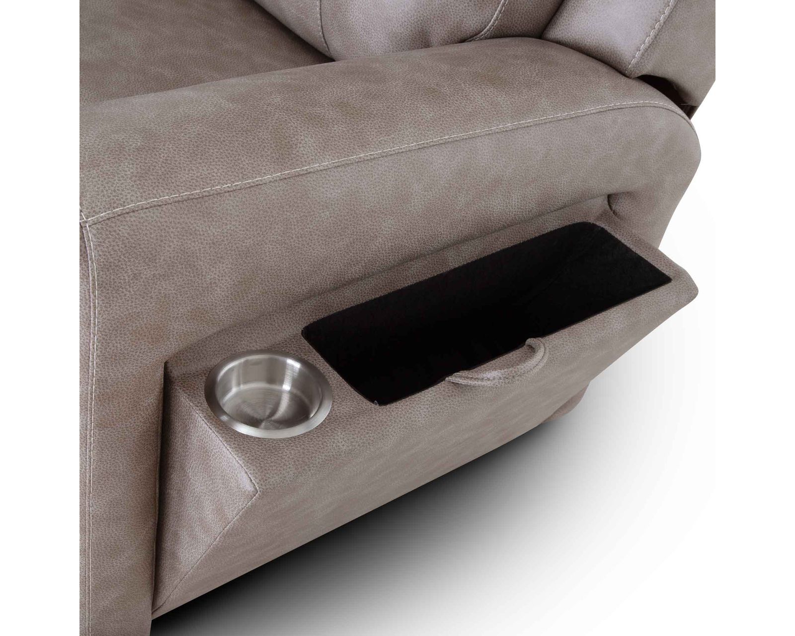 Argent 4730 Power Headrest Rocker Recliner with Neori Air Massage (Deep-Tissue Air Massage. Total Relaxation) 3 colors - Pop Out Side Storage with Metal Cupholder