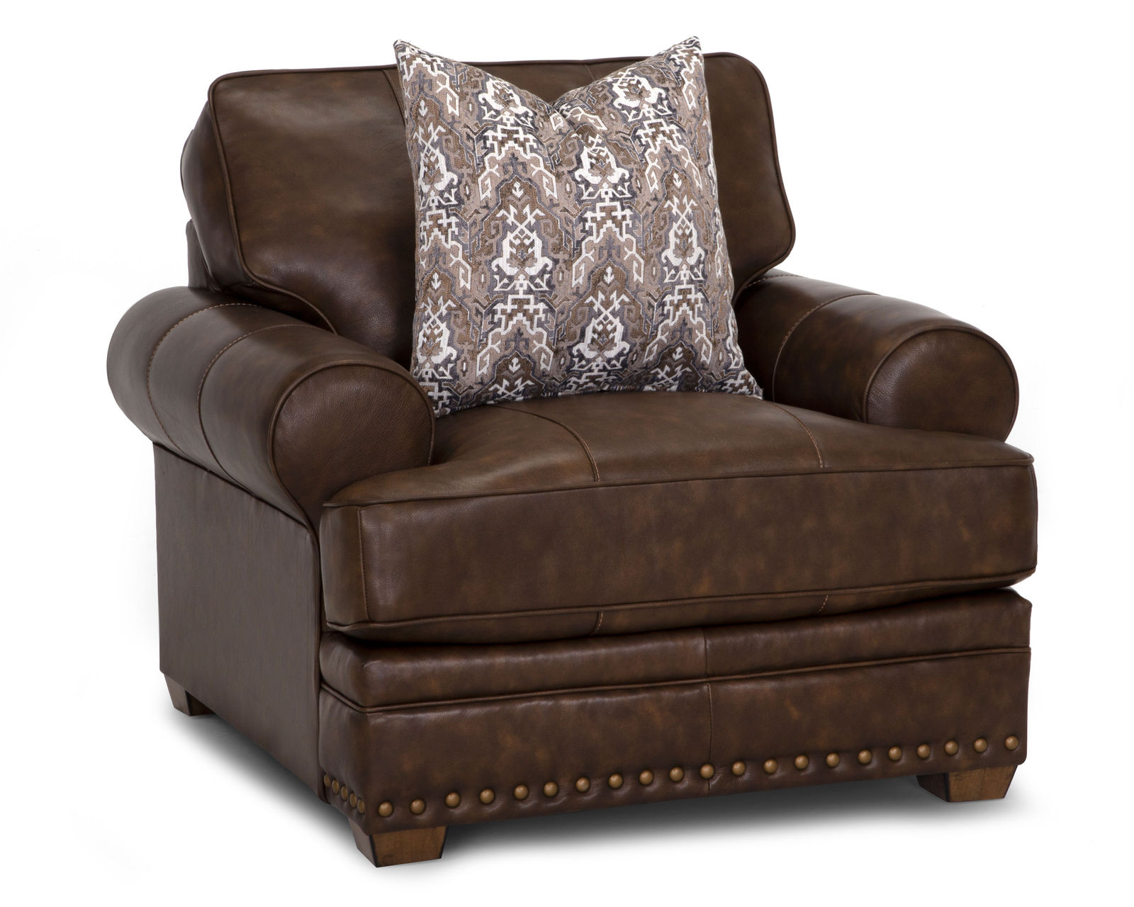 Tula Leather Sofa (93") Includes pillows - Take an Extra 25% Off this Chair and a Half