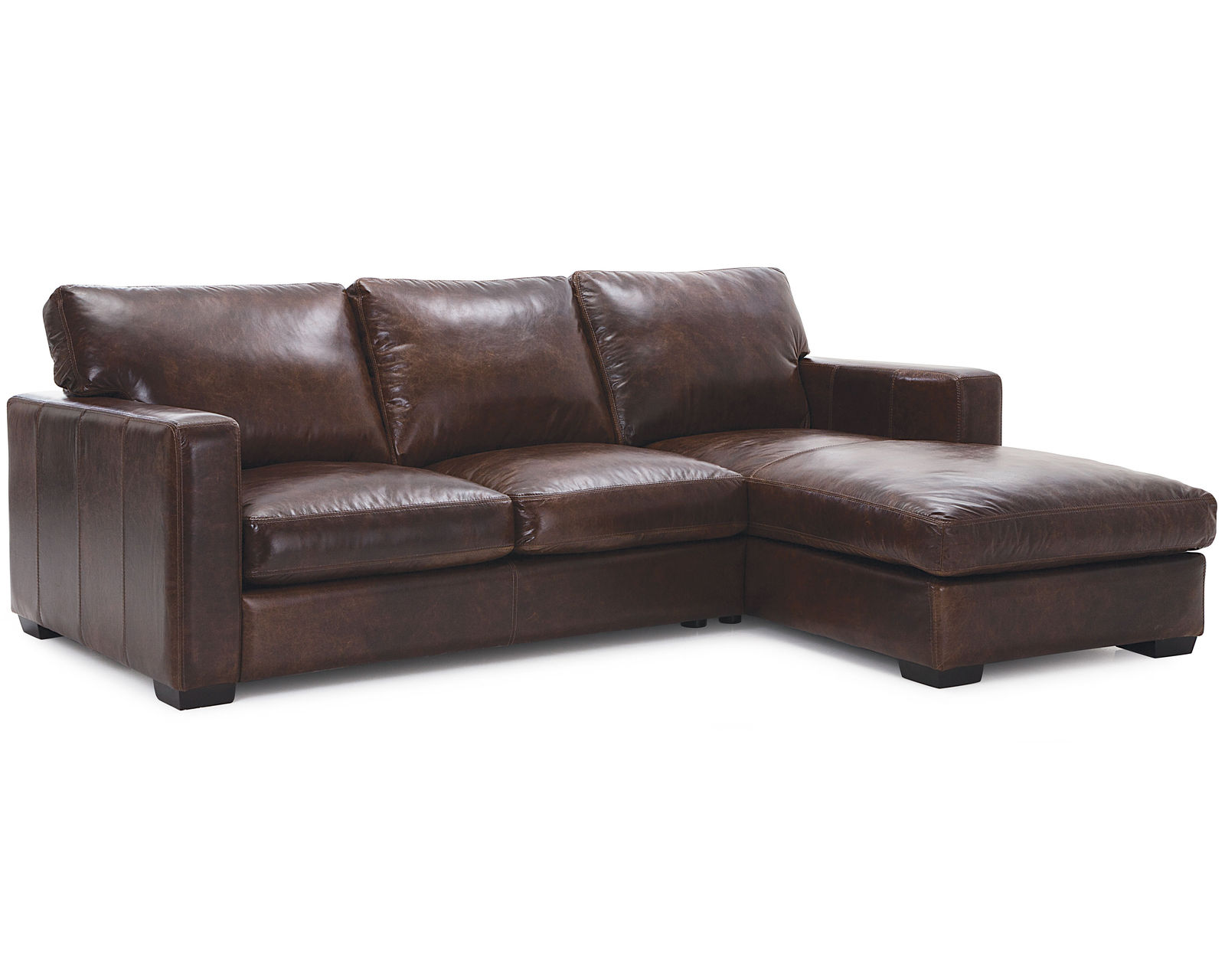 Colebrook 77267 Sectional (+100 Leathers) - Layout A: Two Piece Sectional 96" x 68"