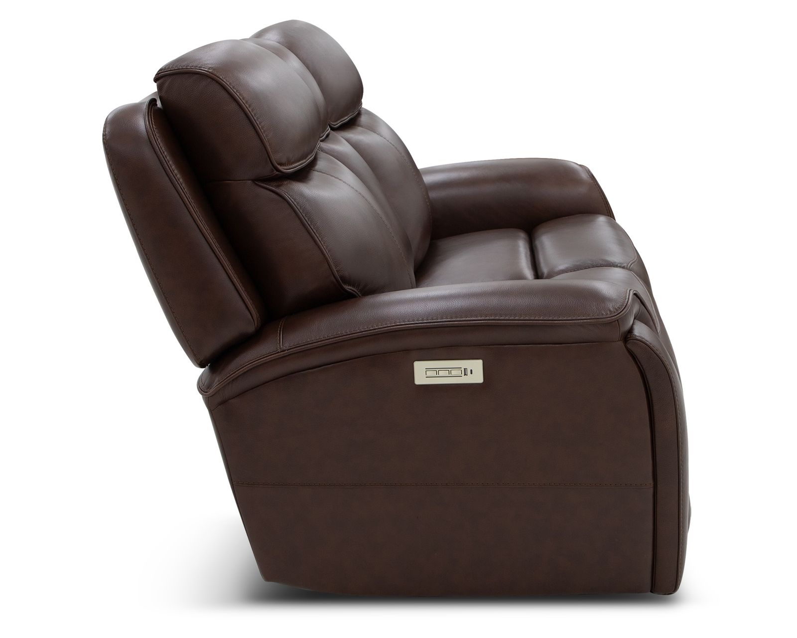 Walker 1580-70 Triple Power Leather Reclining 90" Sofa w/Drop down table (2 colors) - Relax Into Lasting Comfort.