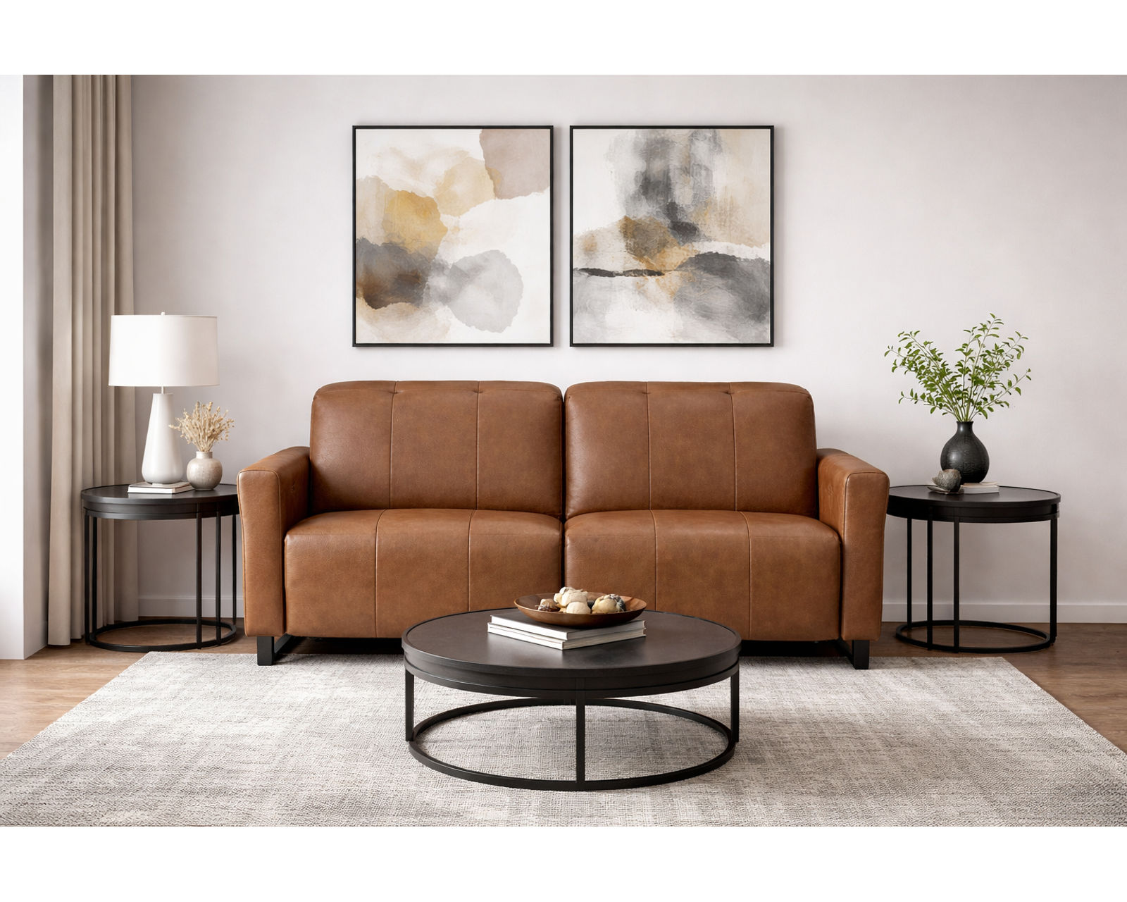 Shelia Dual Power Reclining Sofa — Available in Standard & Wide Cushions, 140+ Leather Options, and 80", 85", or 112" Widths - Where Quality Materials Meet Everyday Value