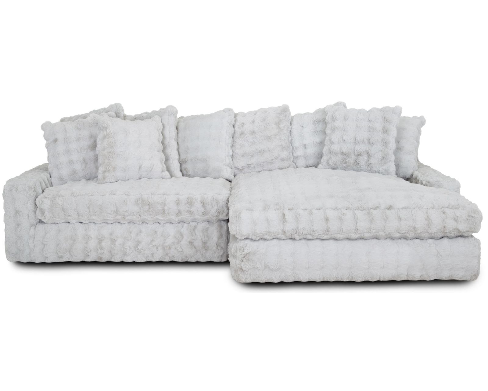 Angel 878 Modular Sectional (A Little Piece of Heaven — Oversized Comfort Made for Serious Lounging) 2 colors - Layout B: Two Piece Sectional 102.5" x 43.5"