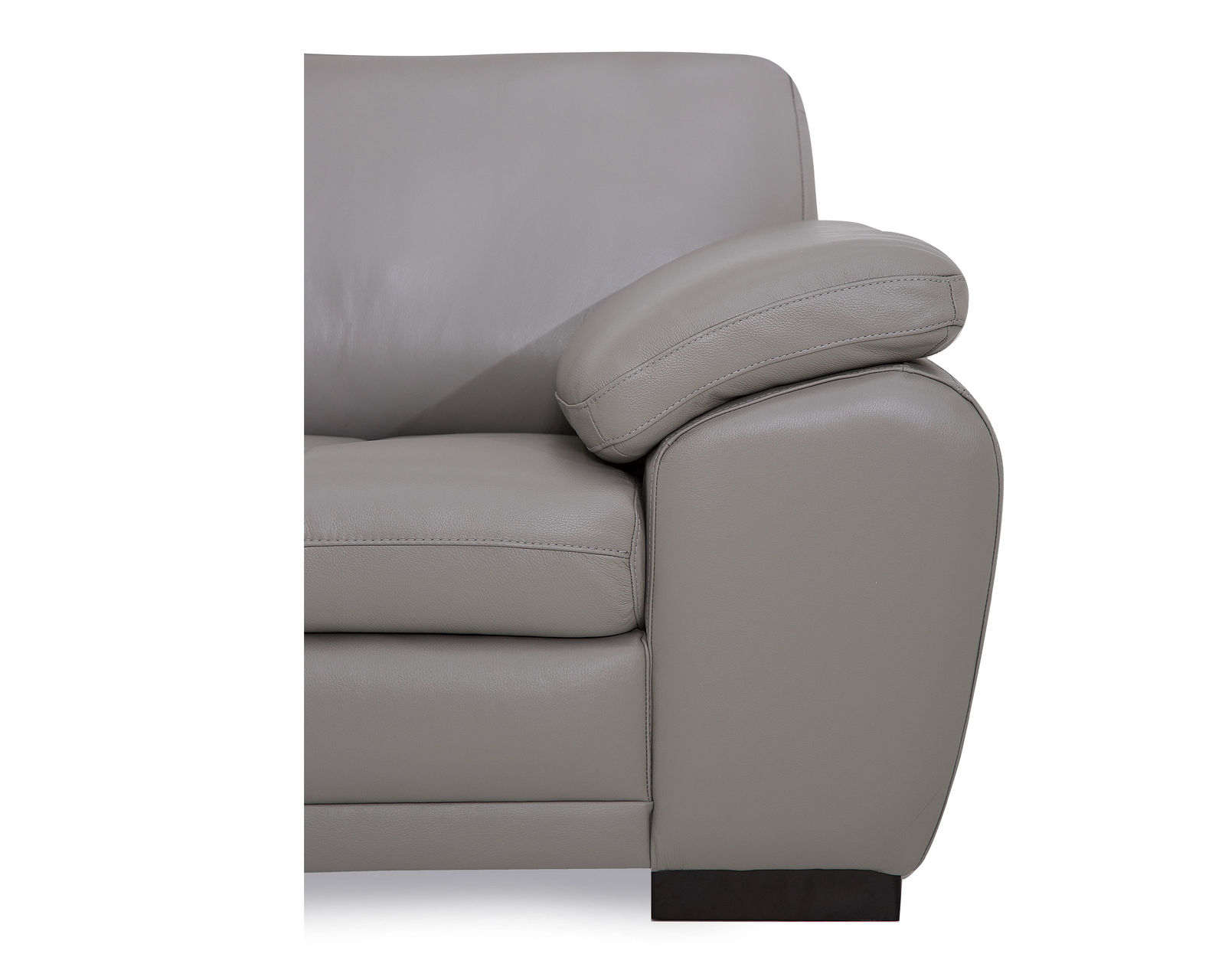 Miami 77319 Sectional (+100 leathers) - Choice of Wood or Metal Feet