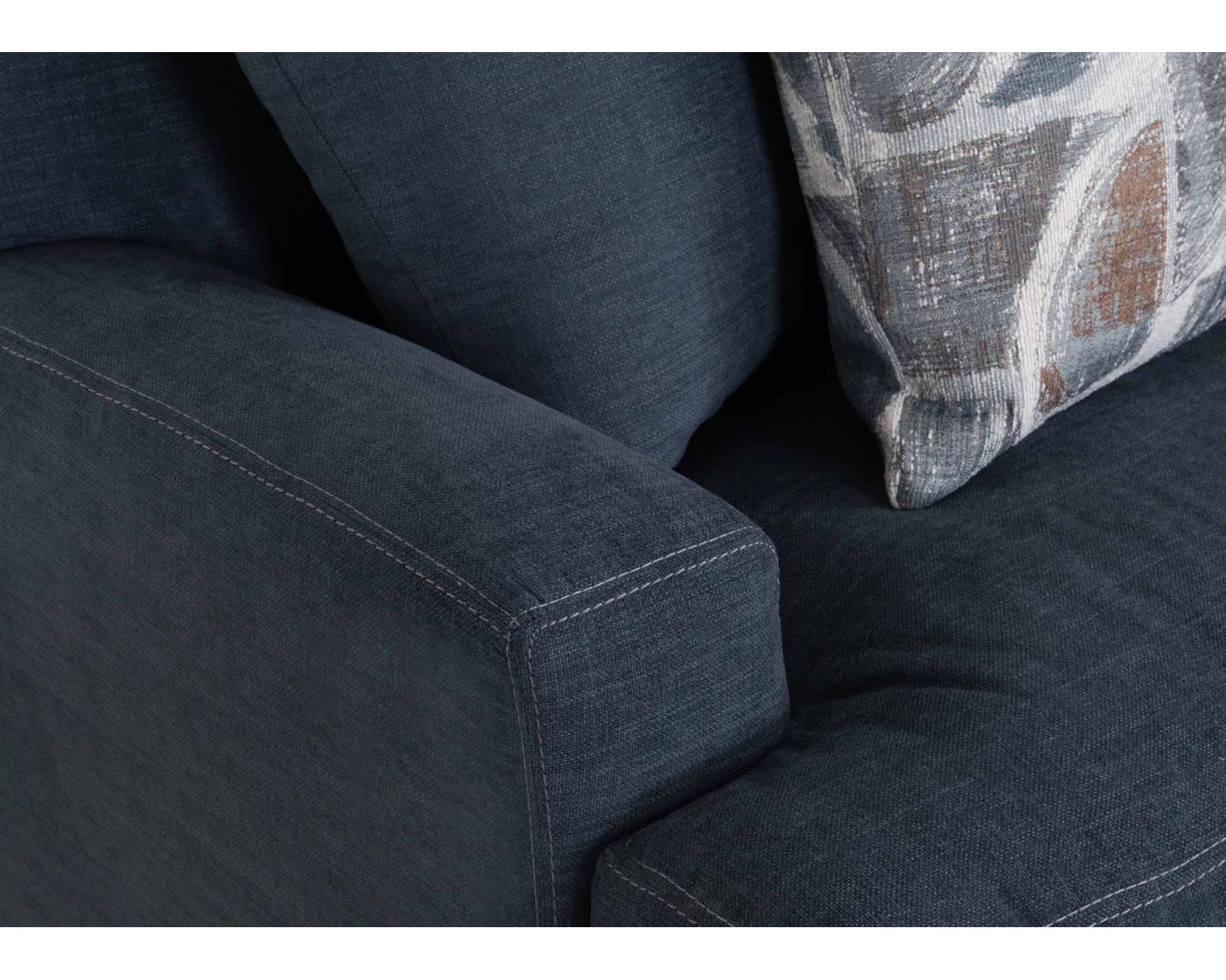 Camden 87" Casual Modern Sofa (Relaxed Modern Style. Deep Comfort)