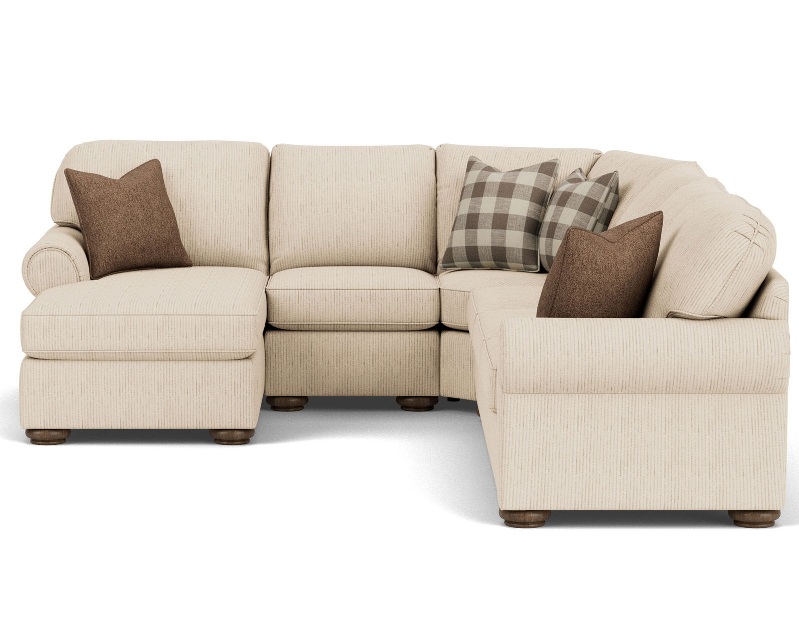 Preston 5538 Sectional (100+ fabrics) - Sectional Layout N:   Lifetime Warranty on internal structures