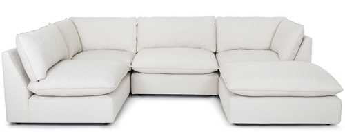 Layout J: Five Piece Sectional 80" x 120" x 80"