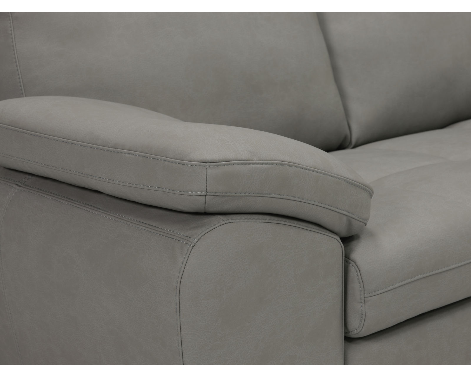 Miami 77319 Sectional (+50 fabrics) - Heavily padded arms for extra comfort