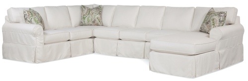 Layout B: Five Piece Slipcover Sectional 94" x 140" x 68"