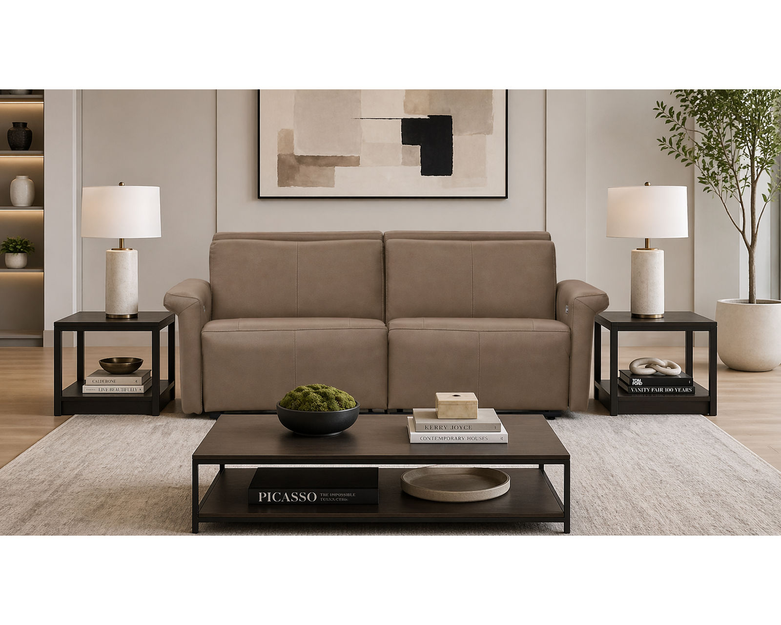 Penny Dual Power Reclining Sofa — Available in Standard & Wide Cushions, 140+ Leather Options, and 82", 85", or 114" Widths - Premium Comfort Without Compromise