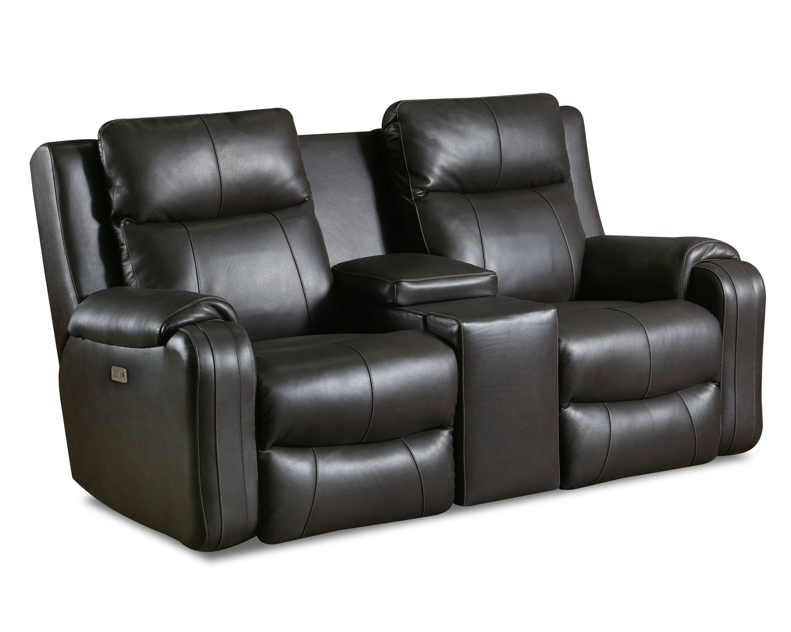 Contour 83" Double Reclining Sofa (+150 fabrics and leathers) - Contour Double Reclining Console Loveseat