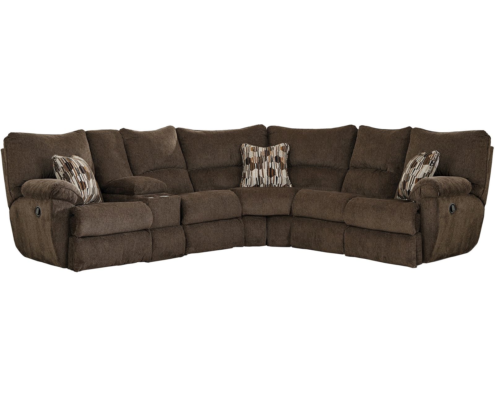 Elliot Two Piece Lay Flat Reclining Sectional (2 colors) 102" x 89"