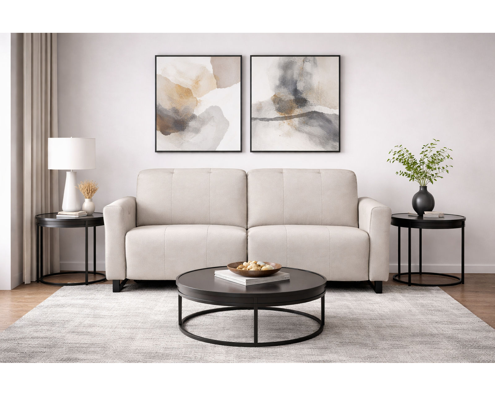 Shelia Dual Power Reclining Sofa — Available in Standard & Wide Cushions, 140+ Leather Options, and 80", 85", or 112" Widths - Premium Comfort Without Compromise