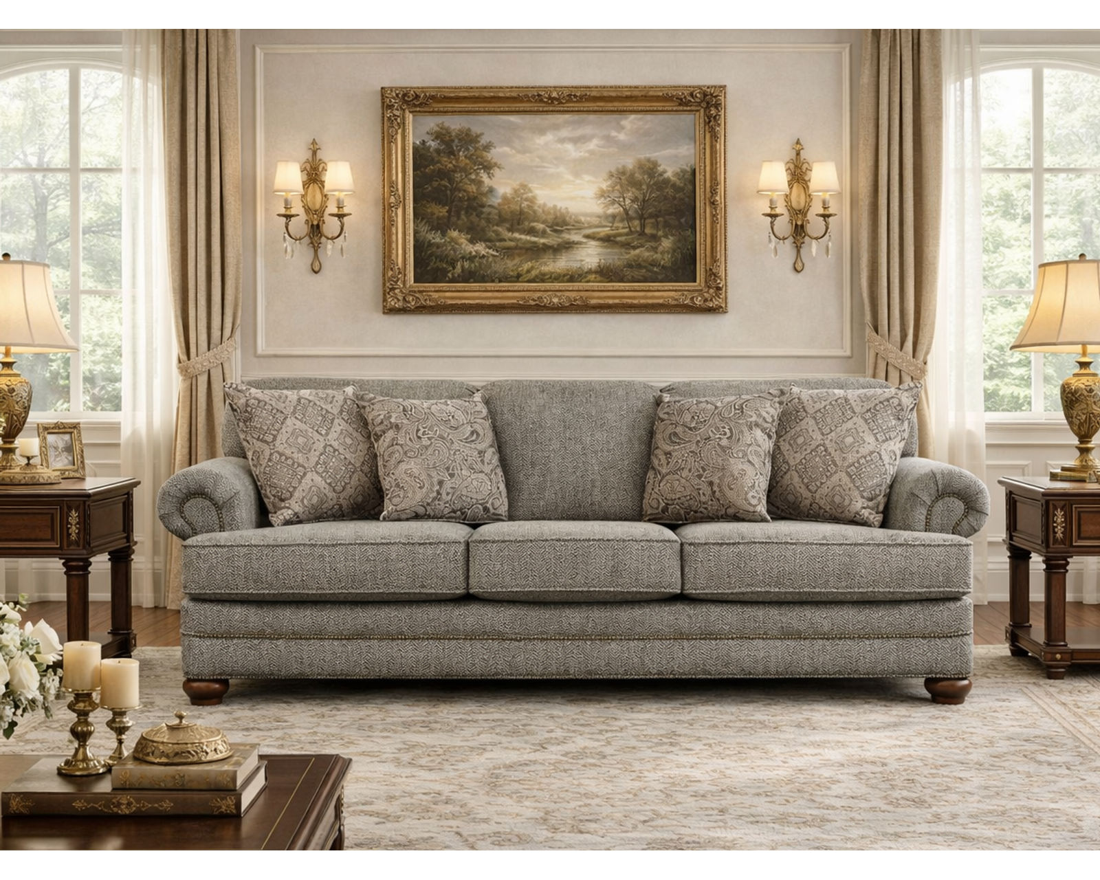 Reed 86" Sofa  (+100 Standard and Performance Fabrics) - Designed for Style. Built for Life.