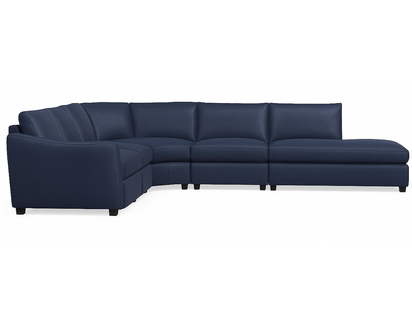 Charli 77743 Sectional (+100 leathers) - Layout G: Four Piece Sectional 143" x 99"