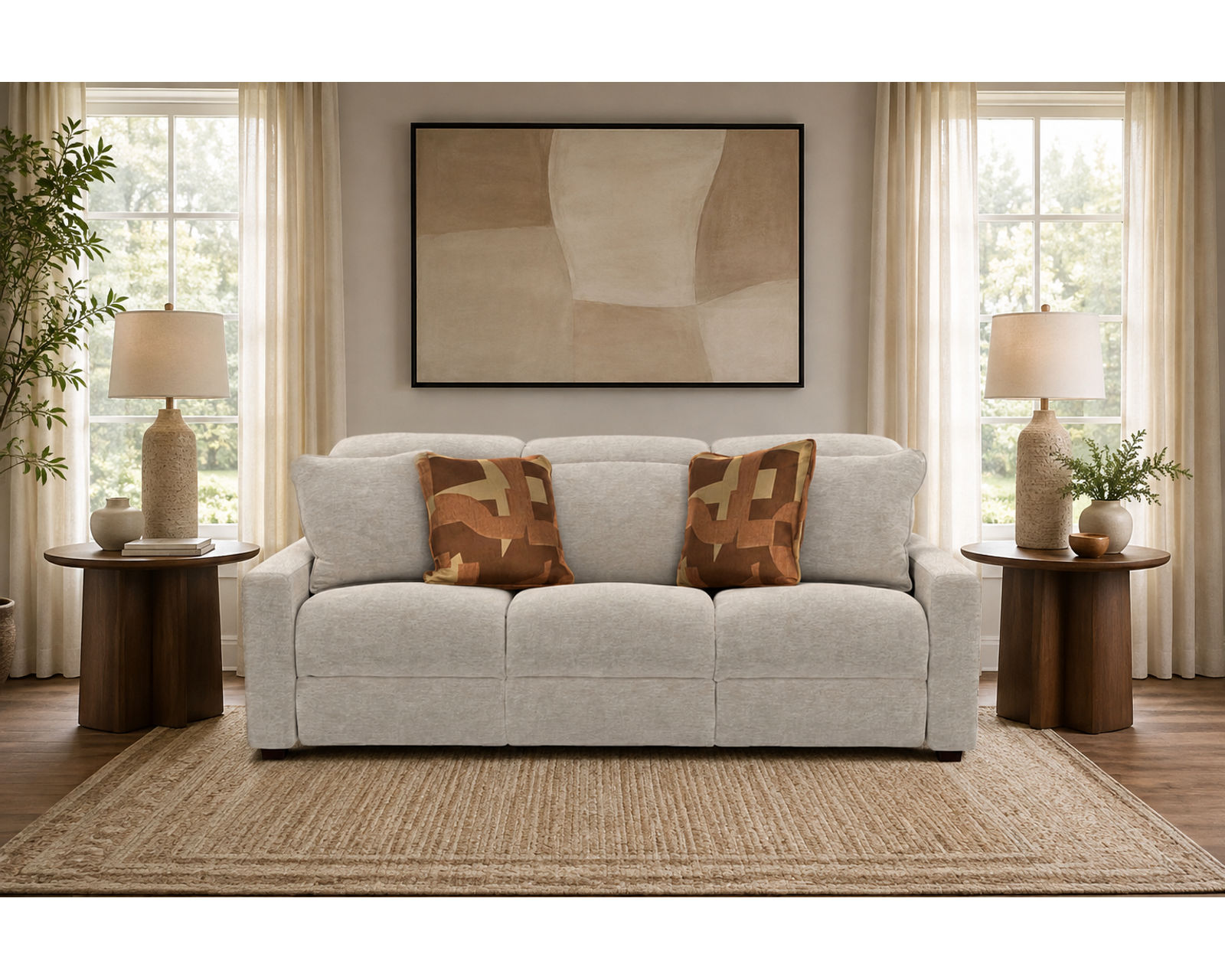 Ada 90" Triple Power Reclining Sofa with Power Euro Headrests (2 colors) - From Movie Night to Every Night—Comfort Lives Here.