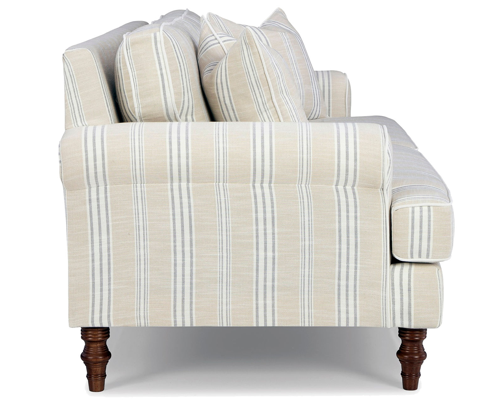 Erin & Ben Faulkner 86" Small Stripes Sofa ( +7 fabrics)  - Faulkner 86" Sofa