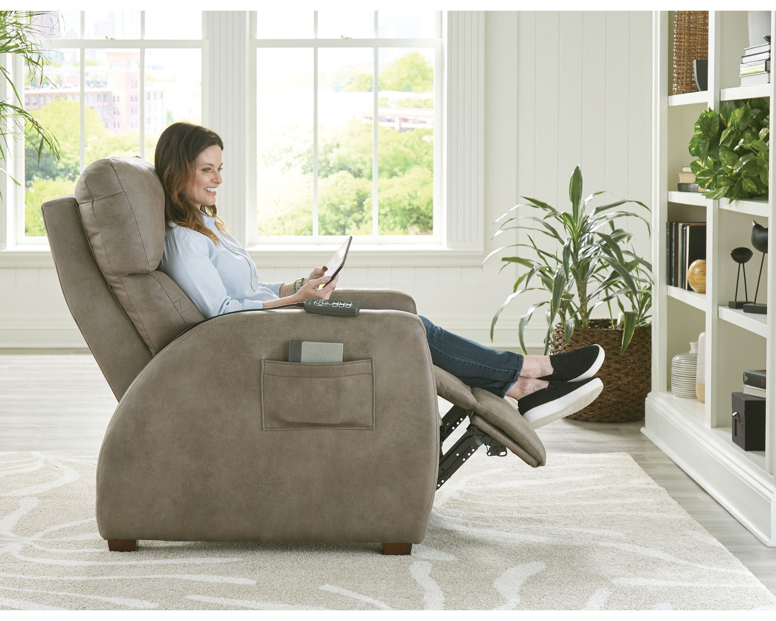 Relaxer Power Headrest Power Recliner with CR3 Massage, Heat, Power Lumbar & Zero Gravity Loaded with Wellness Technology (2 colors) - More Than a Recliner. Your Personal Wellness Retreat.