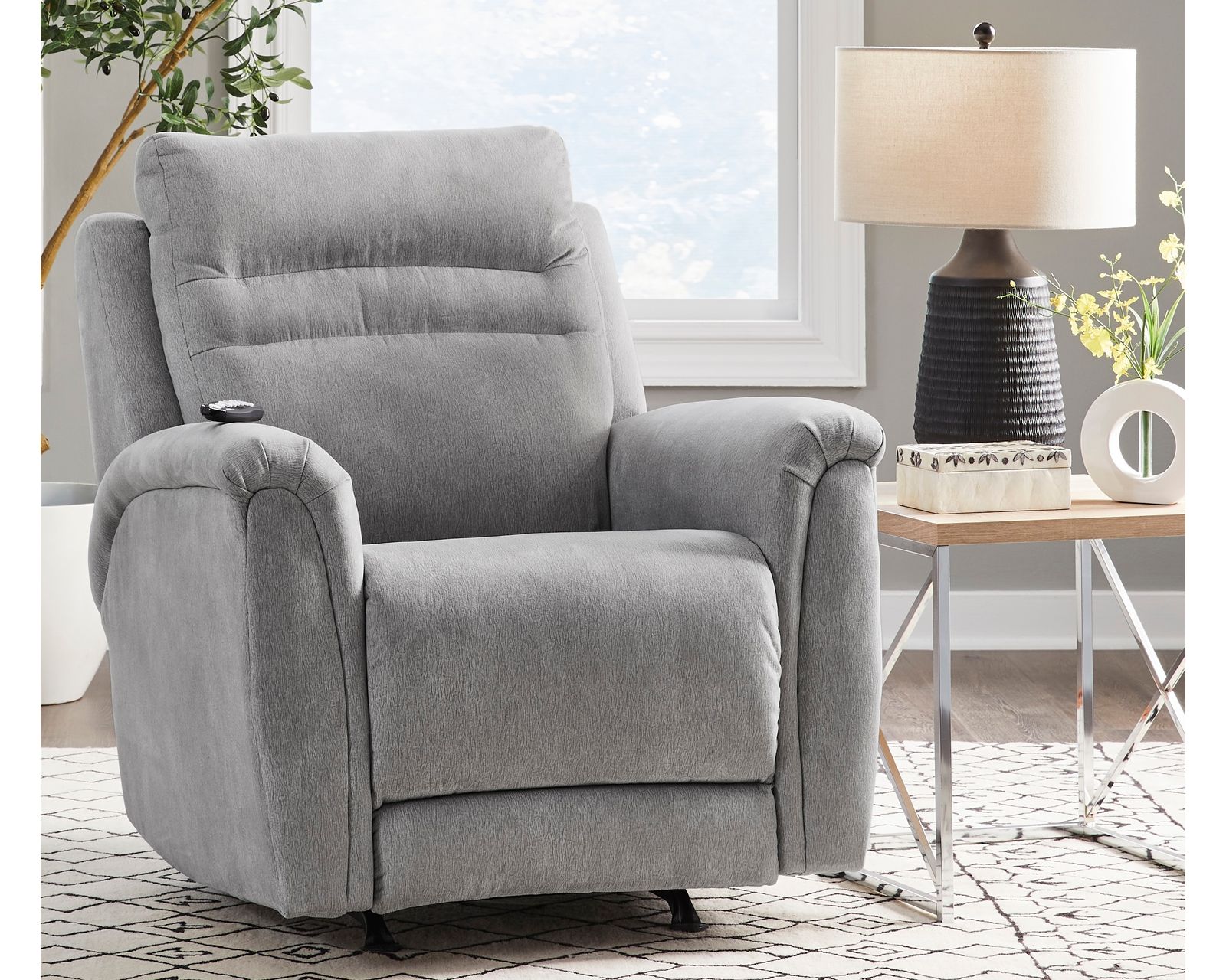 Monroe 1024 Dual Power Recliner with SoCozi™ Heat & Massage - Wallhugger Mechanism Include Zero Gravity Recliner