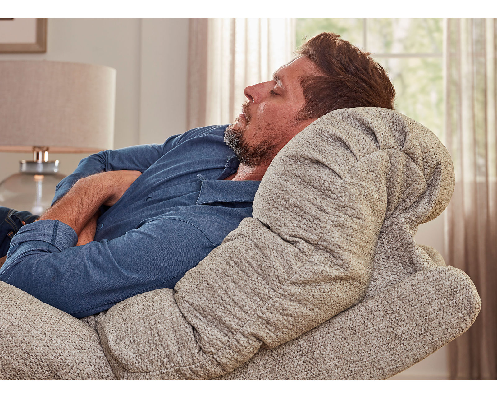 Corey Double Reclining Sofa (+100 fabrics) 90" - Corey Console Reclining Loveseat - Rocking Reclining Console Loveseat Available