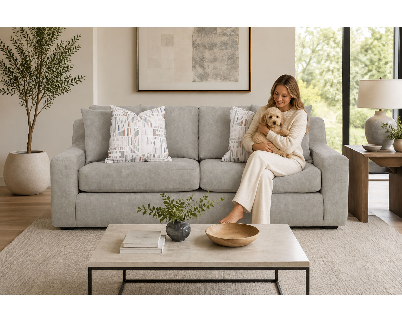 Juniper 814 Sofa (Relaxed Comfort. Smart Design. Made for Everyday Living) - Designer Style Without the Designer Price.