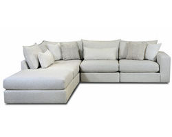 Hogan Cotton Five Piece Sectional 7004 (includes pillows) performance fabric - 103" x 101.5