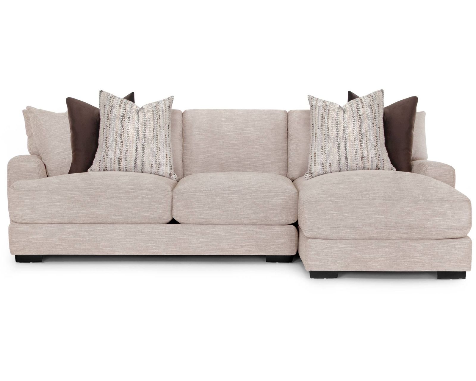Hannigan 808 Modular Sectional (Designer Style. Sink-In Comfort. Made for the Way You Live.) - Layout B: Two Piece Sectional 115.5 x 65.5