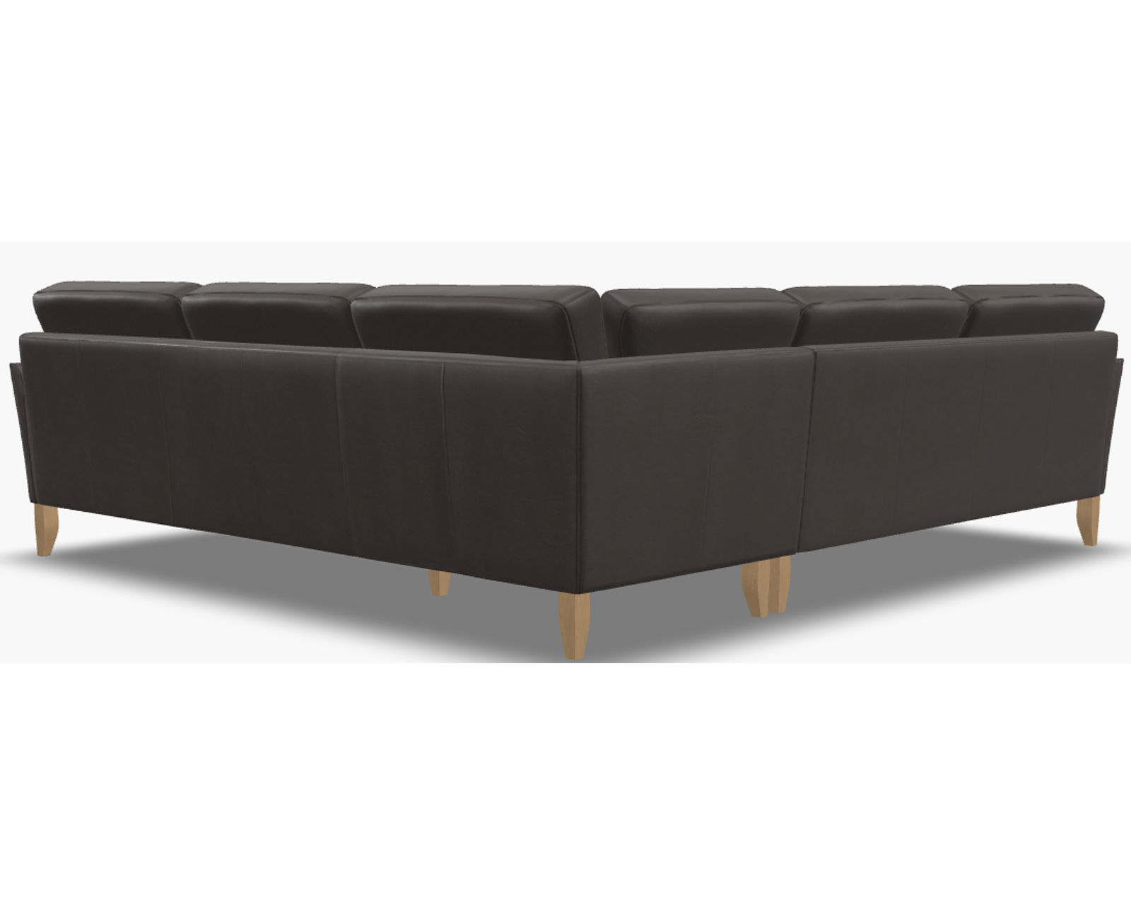 Soren 77172 Flared Arm Sectional (+100 leathers) - Layout A: Two Piece Sectional 103" x 102"