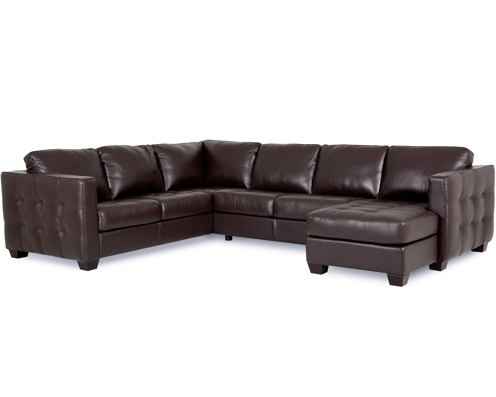 Barrett 77558 Sectional (+100 leathers) - Layout D: Three Piece Sectional 96" x 122"