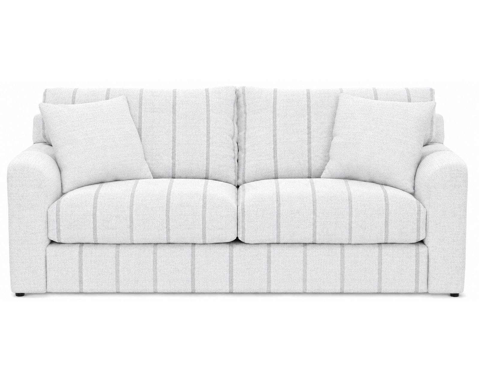 Lindsey 89" Stationary Sofa (2 colors) includes pillows - Lindsey 89" Sofa Shown in Fabric Snow