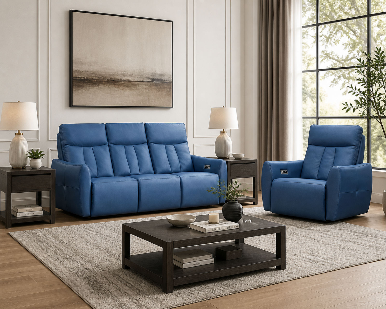 Laurel 75" Reclining Sofa (+140 leathers) - Endless Custom Options. One Perfect Fit.