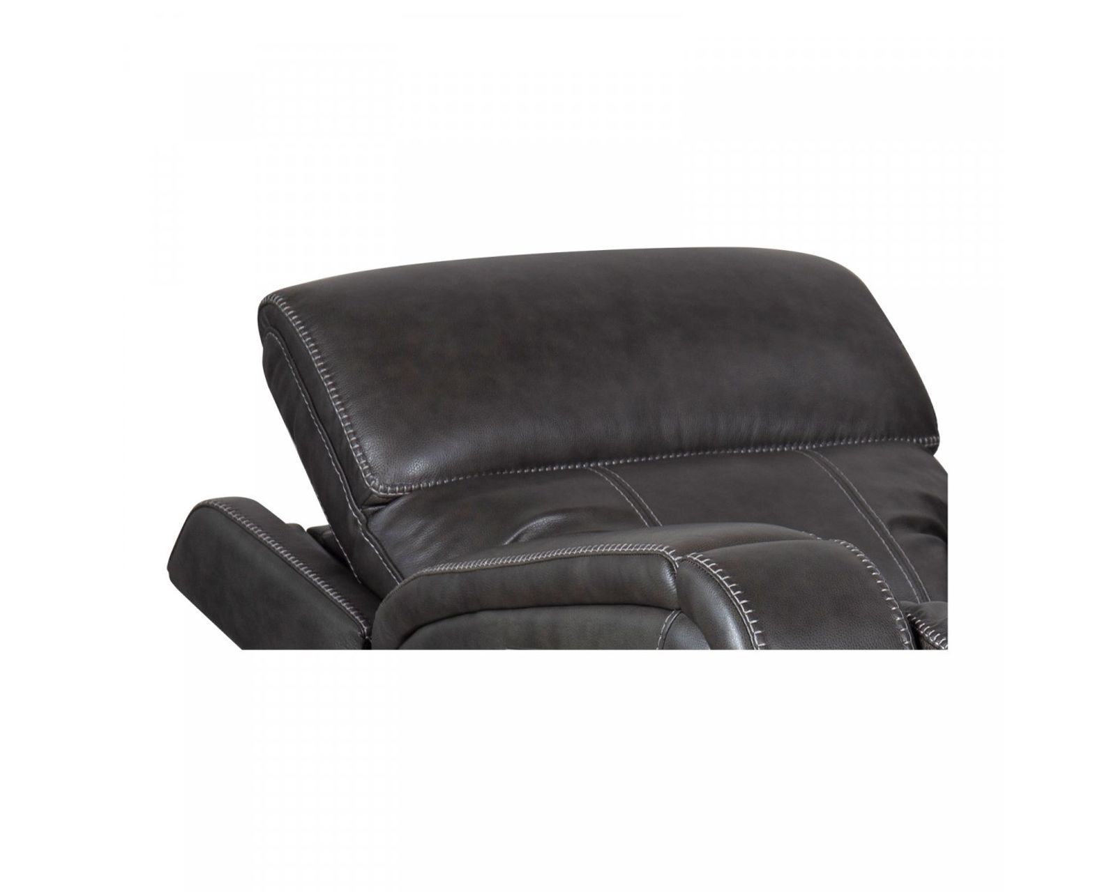 Glenwood 88" Leather Sofa w/Power Recline, Power Head Rests & Power Lumbar (Lay Flat) Steel - In stock - Glenwood Sofa w/Power Recline, Power Head Rests & Power Lumbar (Lay Flat)