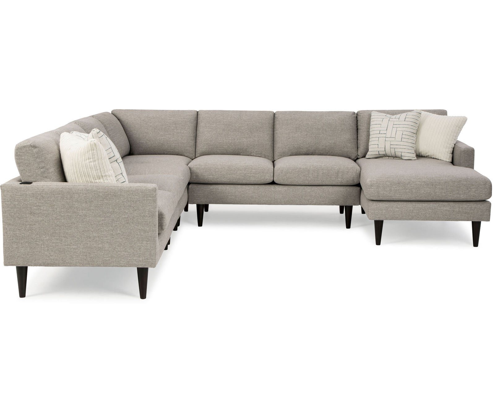 Trafton M10 Stationary Sectional (+139 fabrics)USB charging